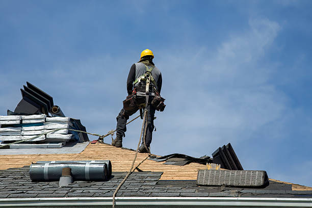 Professional Metal Roofing technician working in Durham, ME